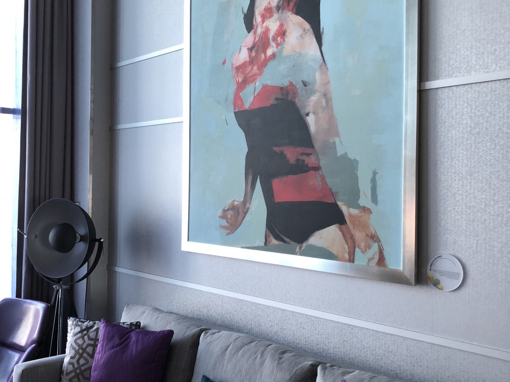 Couch and Artwork