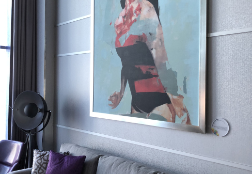 Couch and Artwork