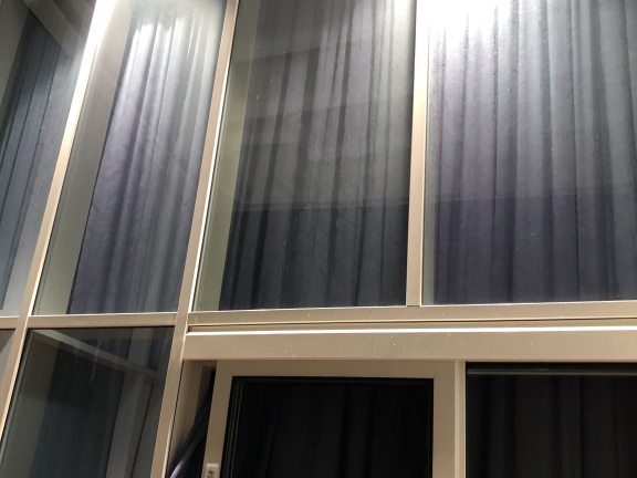 Balcony at night